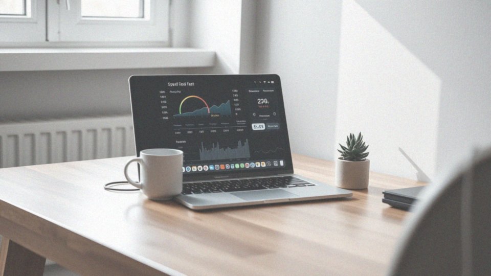 Jakie parametry są podawane w wynikach testu prędkości?