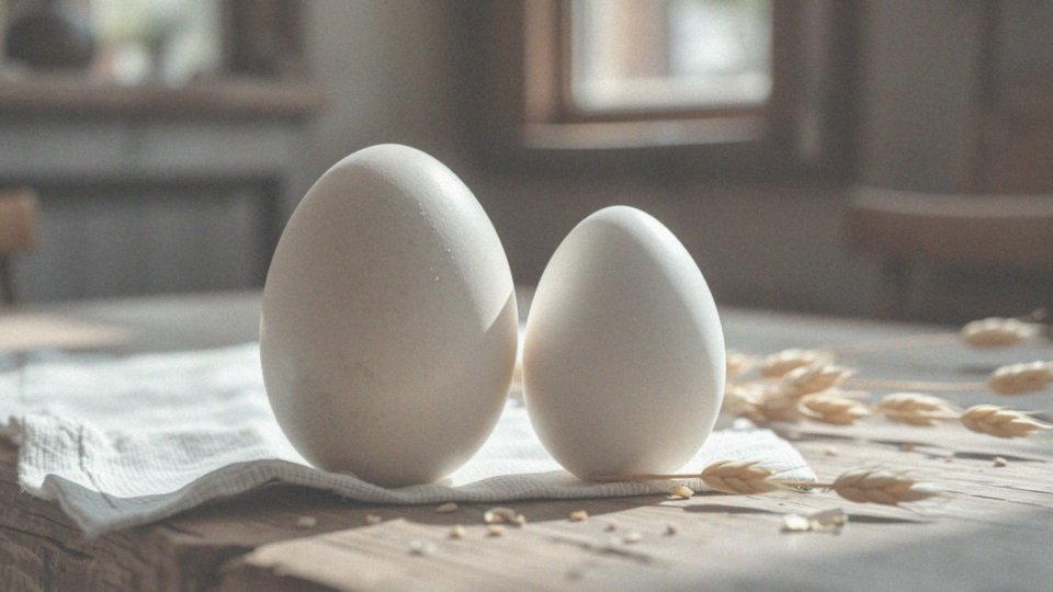 Jakie są główne różnice między jajami gęsim a kurzym?