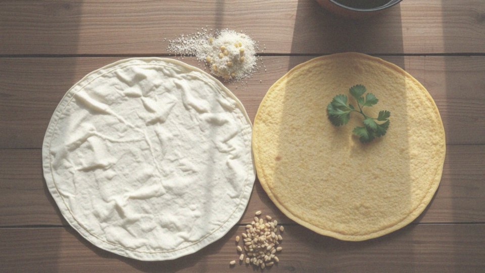 Jakie są różnice między tortillą pszenna a kukurydzianą 40 cm?