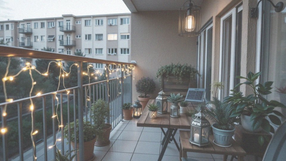 Jakie lampy solarne nadają się do oświetlenia balkonu?
