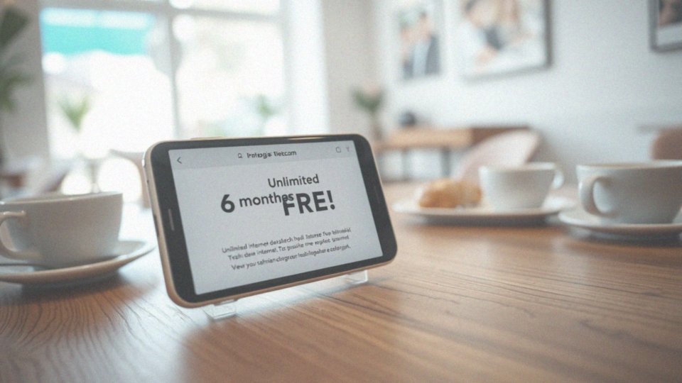 Co obejmuje promocja pół roku za darmo dla nielimitowanego internetu?