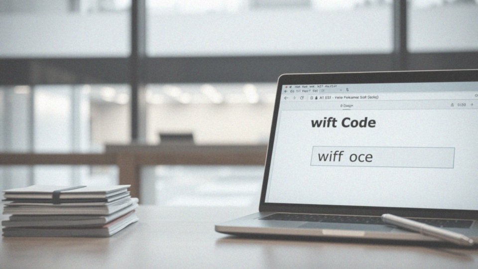 Dlaczego kod SWIFT jest ważny dla międzynarodowych przelewów?