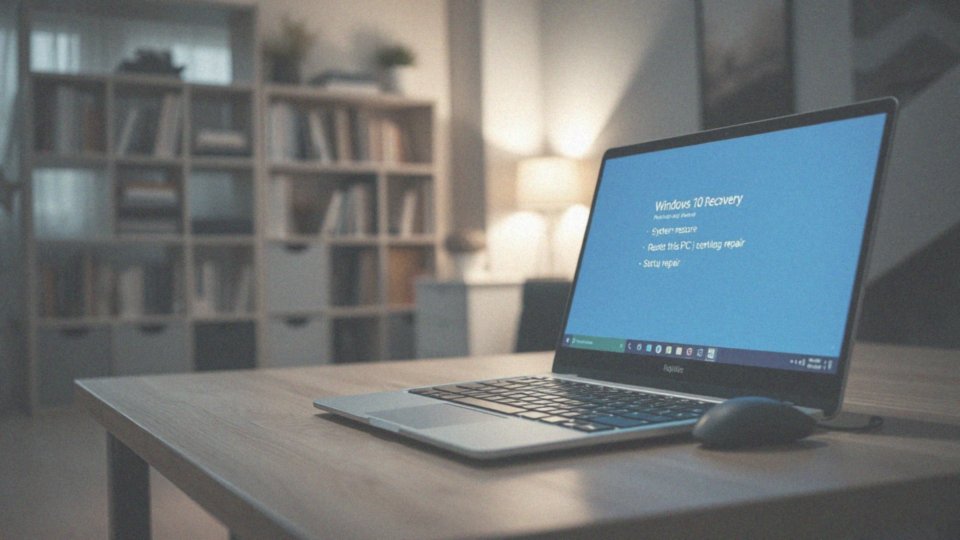 Jakie są opcje odzyskiwania w systemie Windows 10?